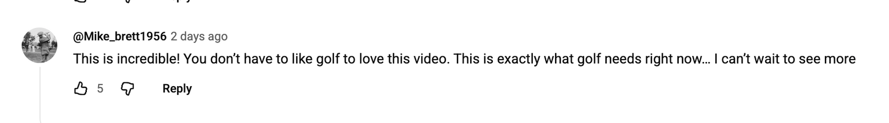 Viewer comment