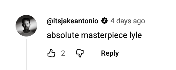 Viewer comment