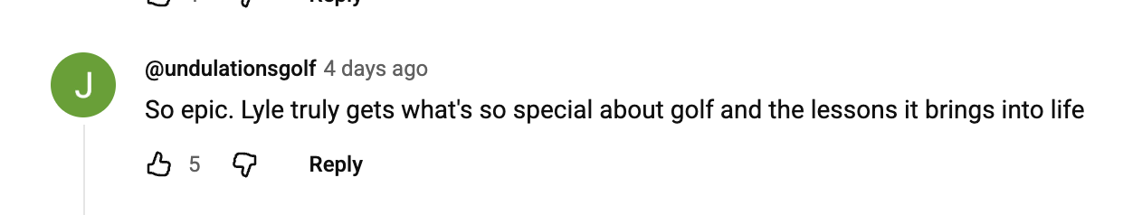 Viewer comment