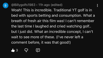Viewer comment