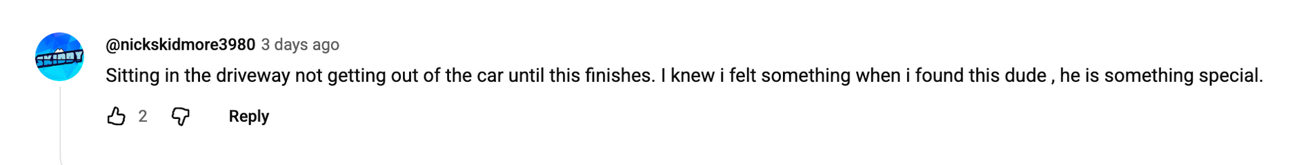 Viewer comment
