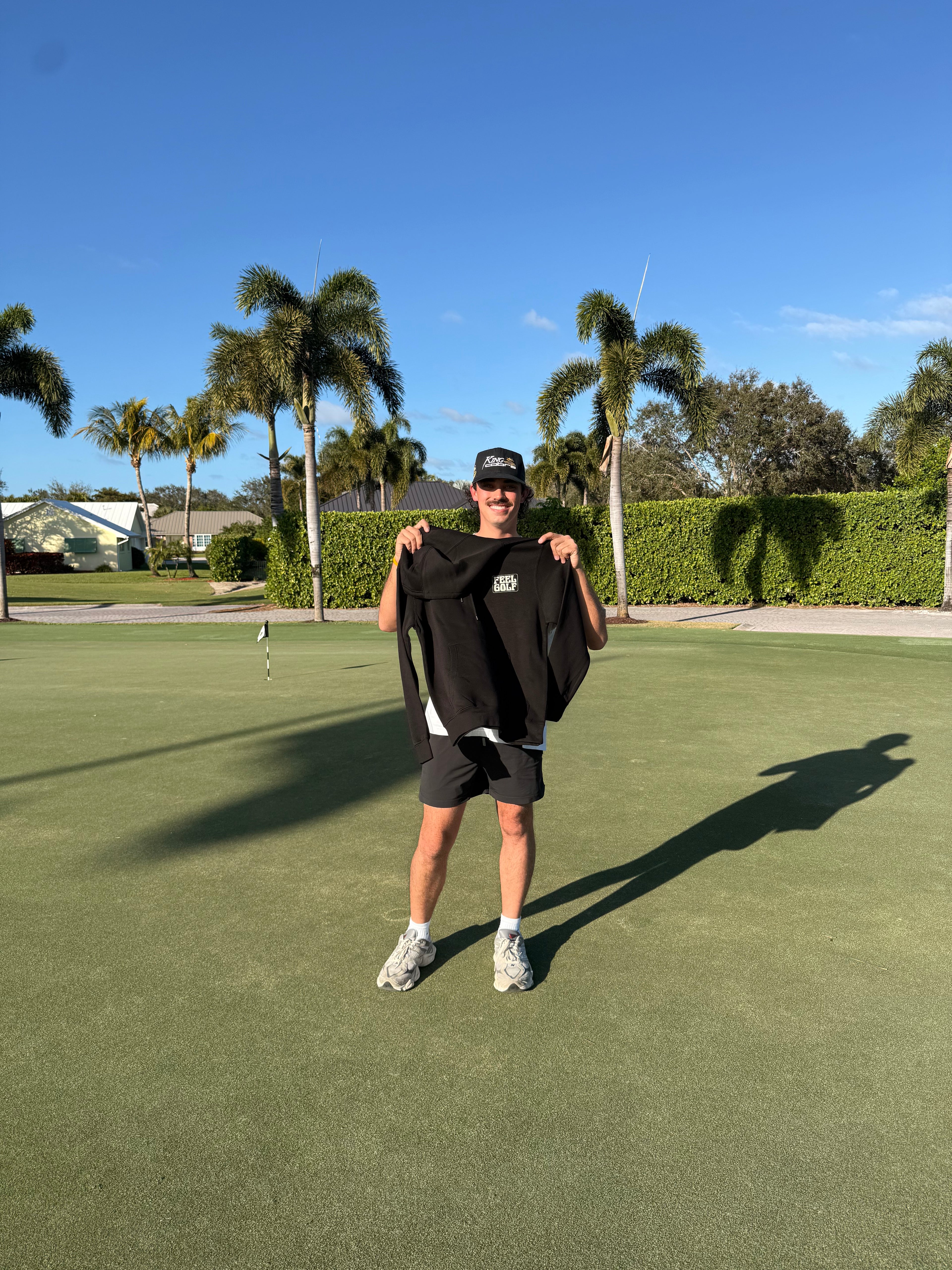 Black Hoodie Fresh Cream